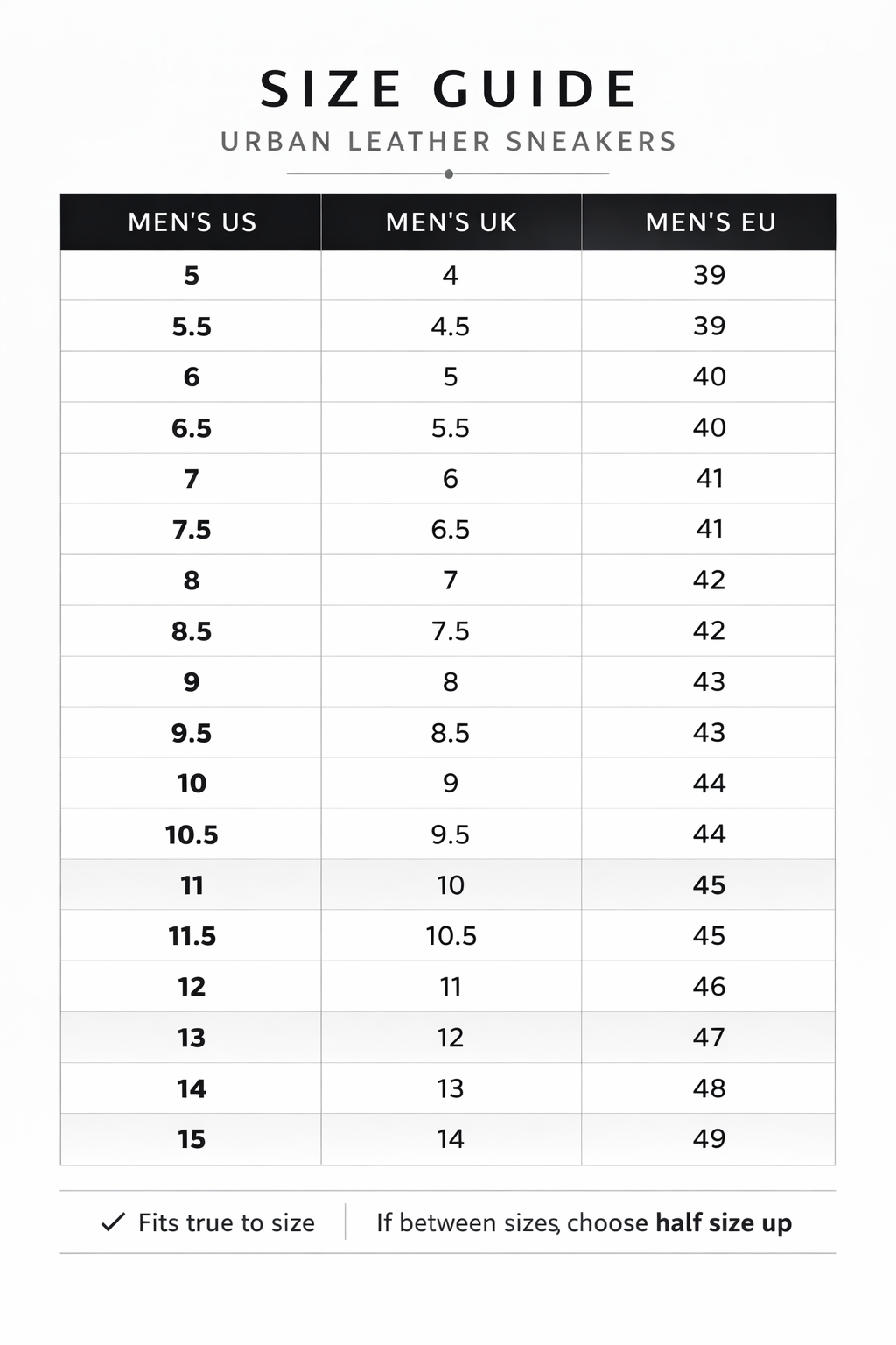 URBAN LEATHER SNEAKERS