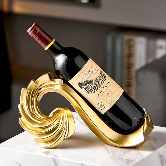 GOLDEN WINE BOTTLE HOLDER