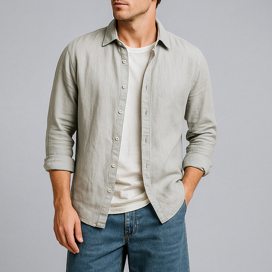 COTTON LONG SLEEVE SHIRT