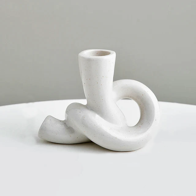 CERAMIC CANDLE HOLDERS