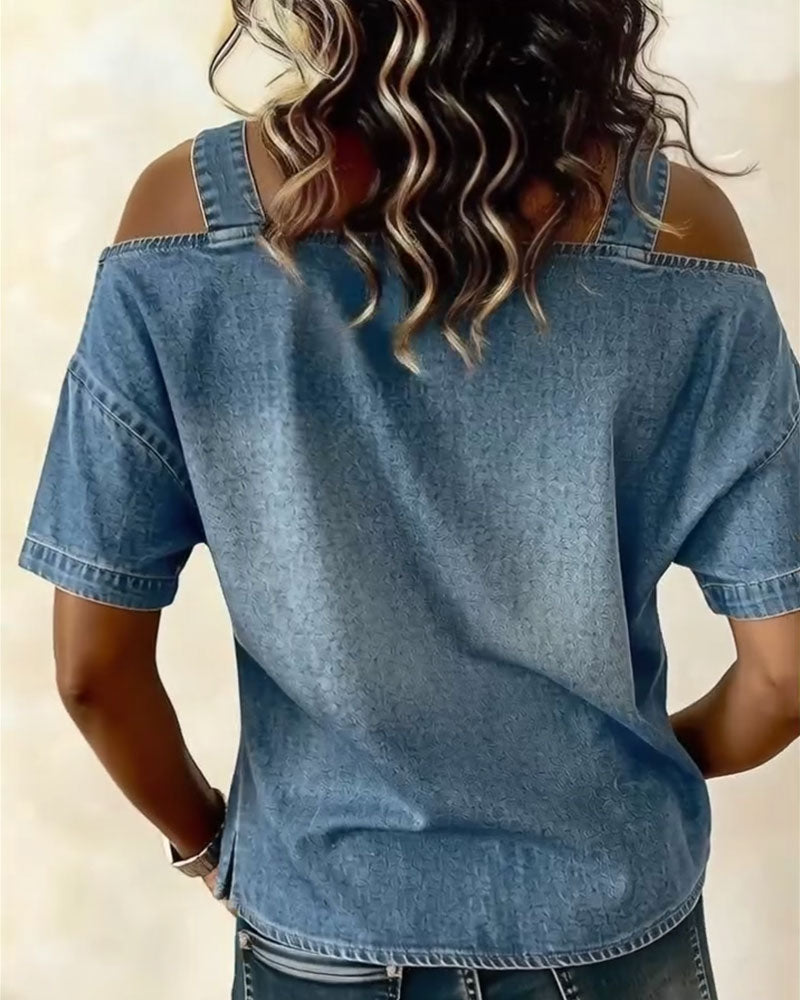 OFF SHOULDER DENIM