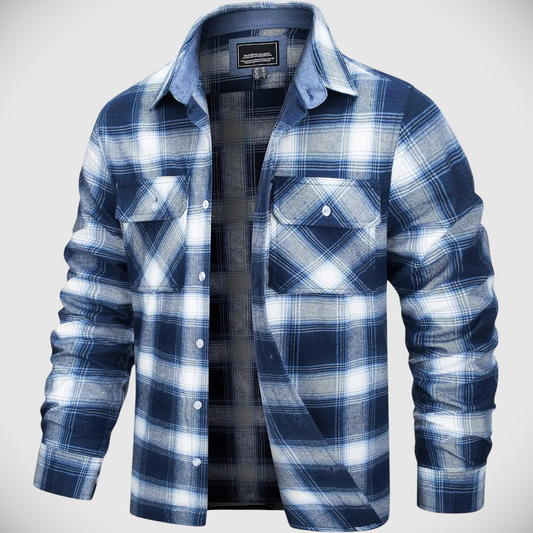 PLAID SHIRT JACKET